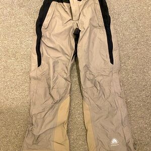 Men's Gray and Black Nike ACG ski Pants